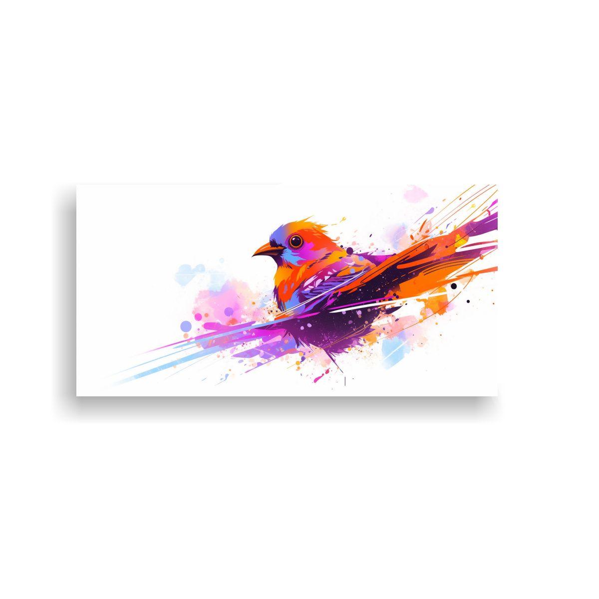 Cuadro Moderno Combinación De Colores Púrpura Y 160x80cm-0