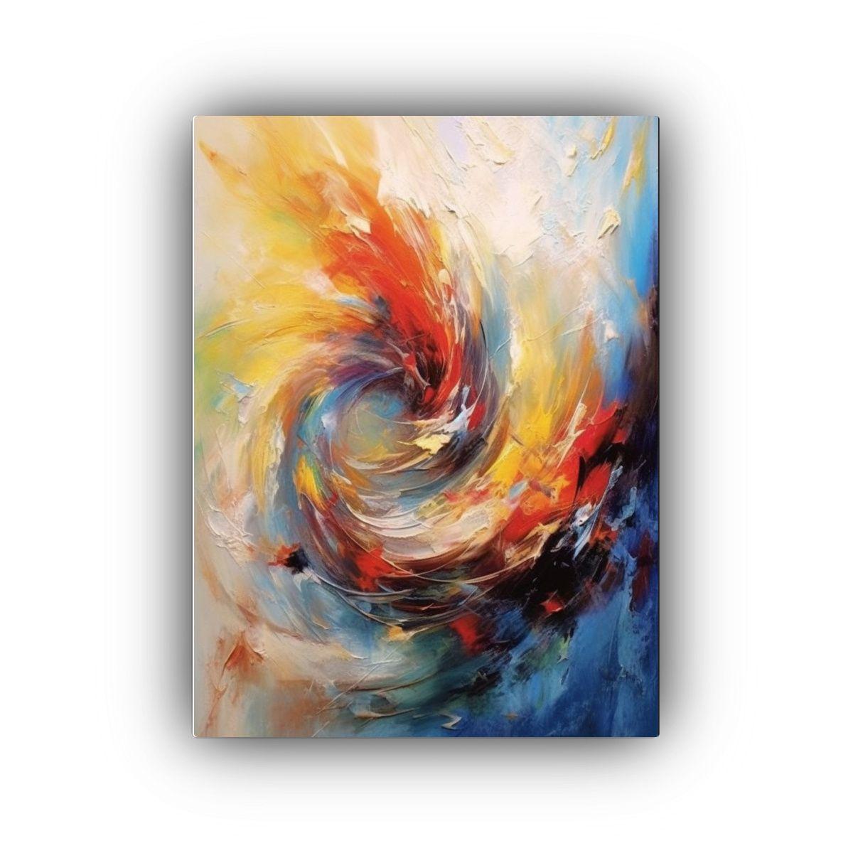 Pintura De Pared Abstracta De Forma Simplicidad 30x40cm-0