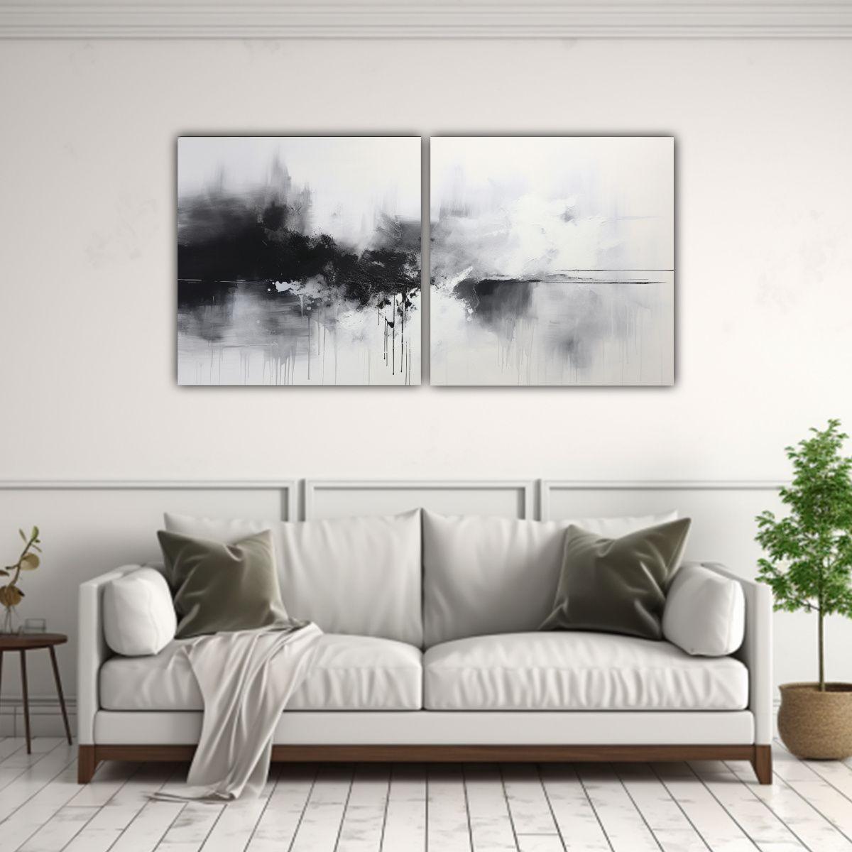Pintura Abstracta Cultural Sobre Cambio 120x60 Cm-2