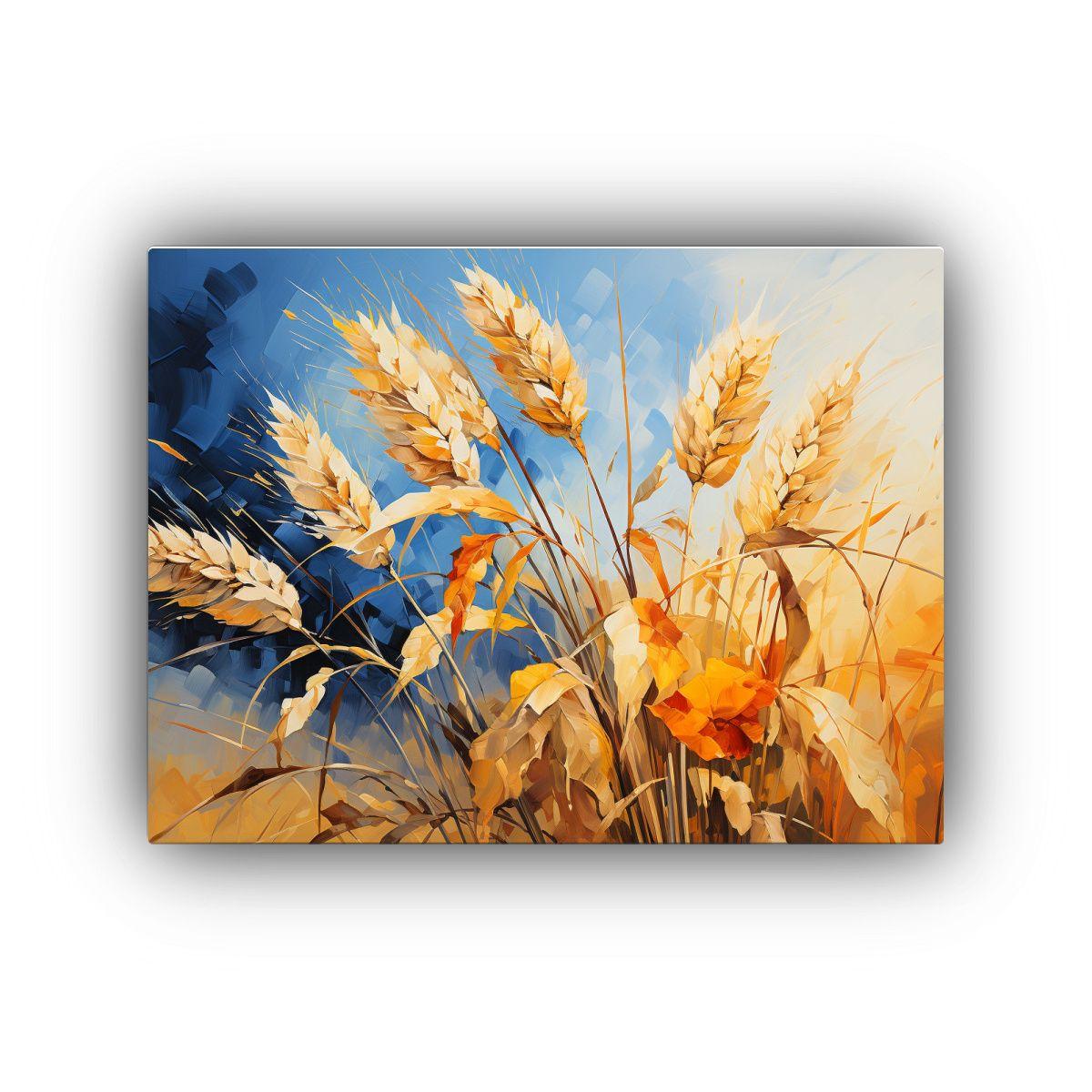 Cuadro De Lienzo Tonos Simétricos A Granos De Arroz En Amar 75x50cm-0