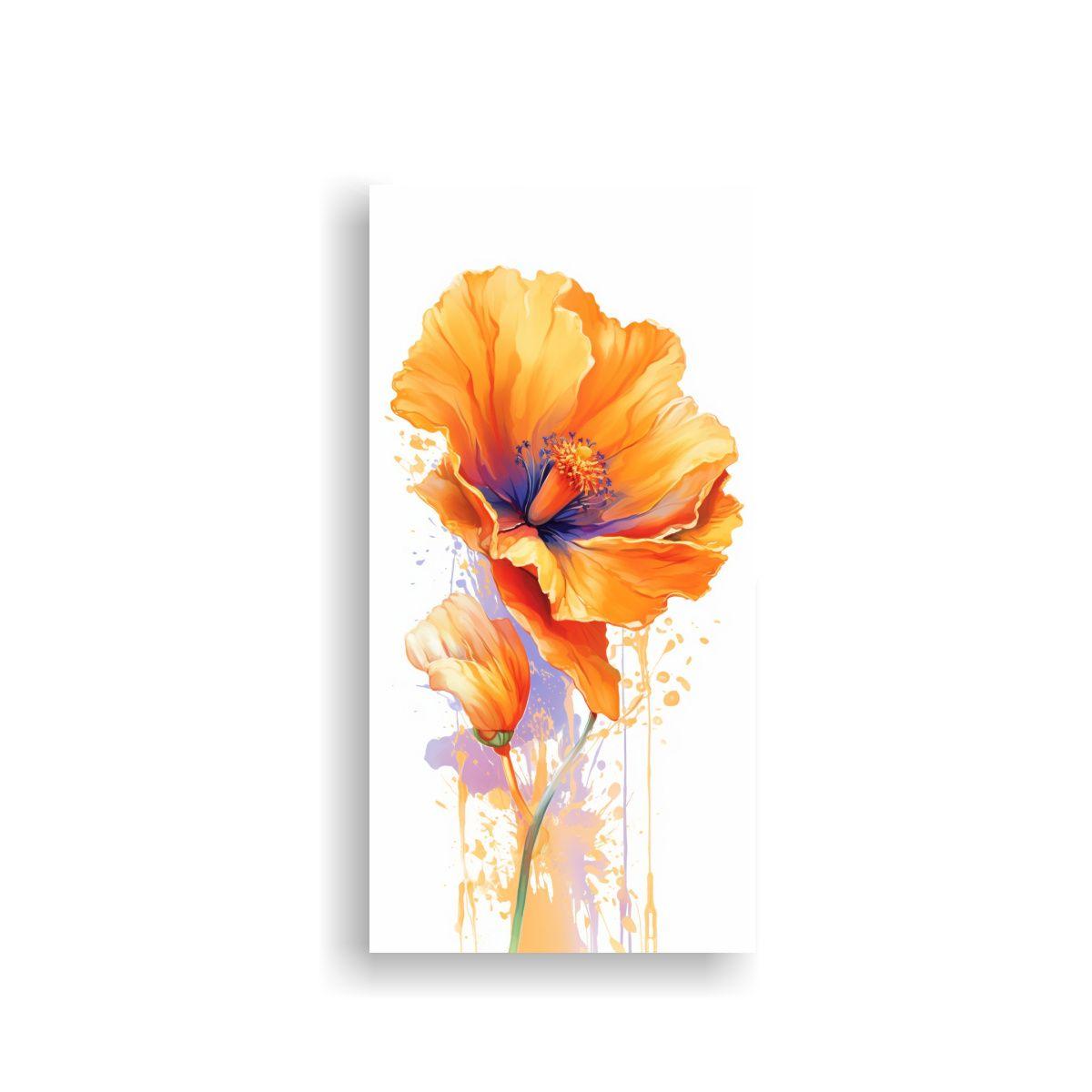 Cuadro Lienzo Elegante Arte Colores Salón 50x100cm-0