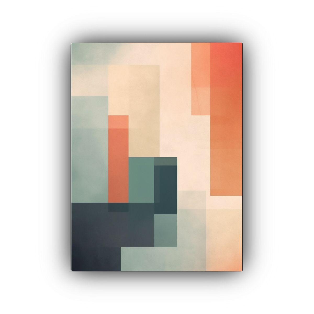 Cuadro Decorativo Minimalista, Pintura Abstracta 50x65cm-0