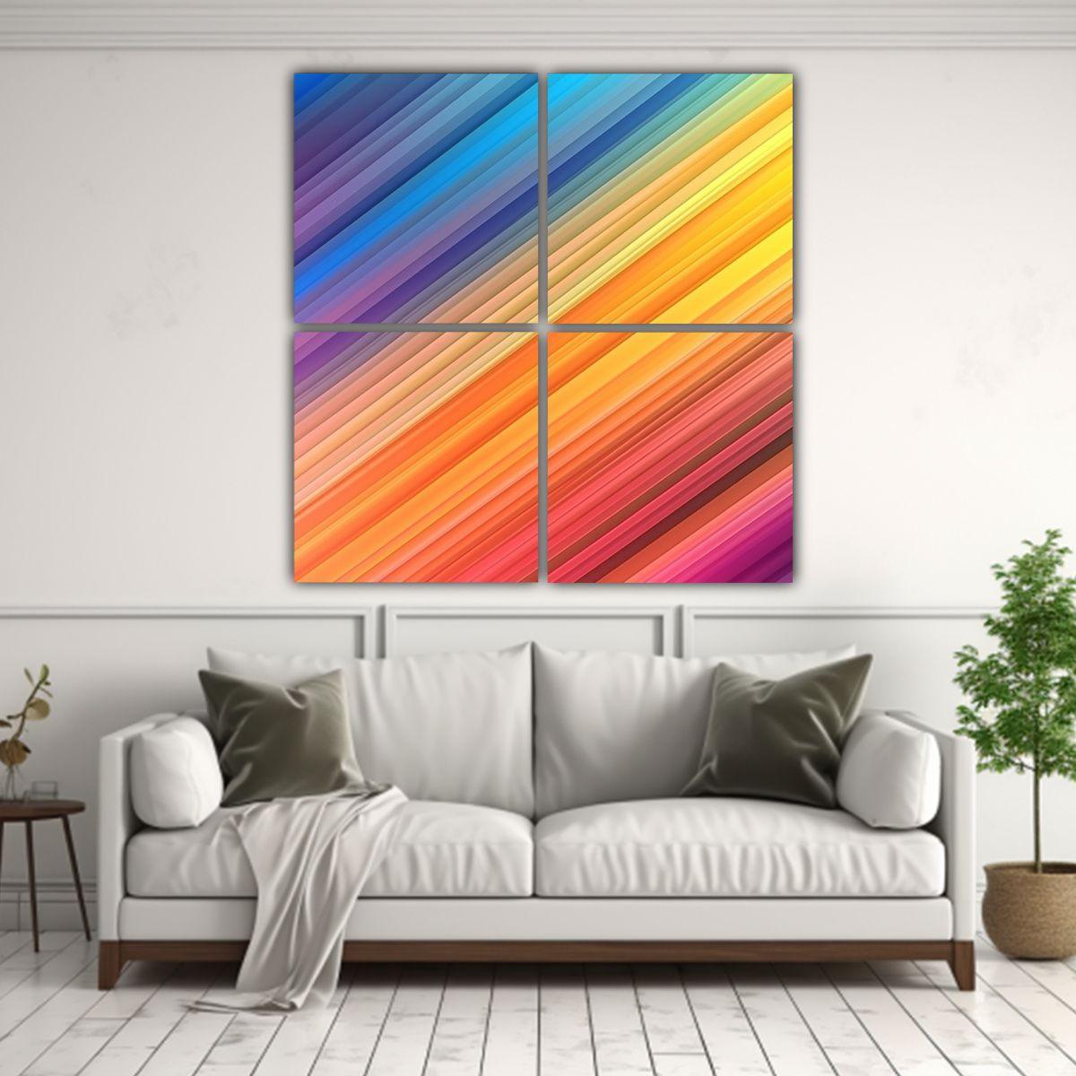 Cuadros Decorativos Belleza Natural 8K En Colores 120x120 Cm-2