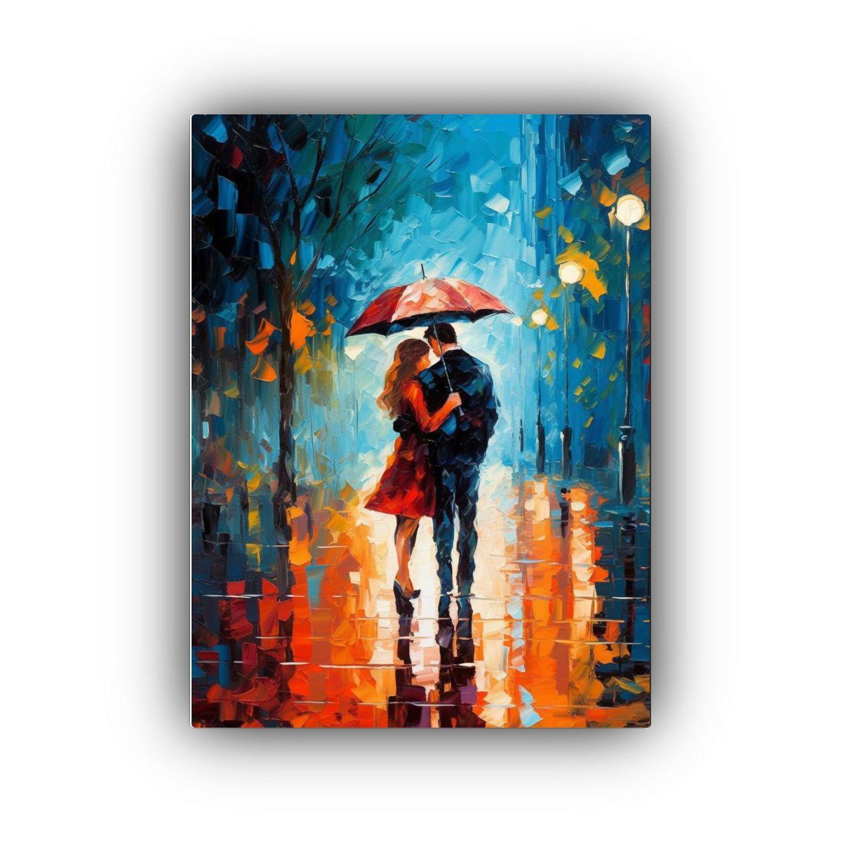 Cuadro Abstracto Visión De Lienzo De Tela: Mujer 50x75cm-0