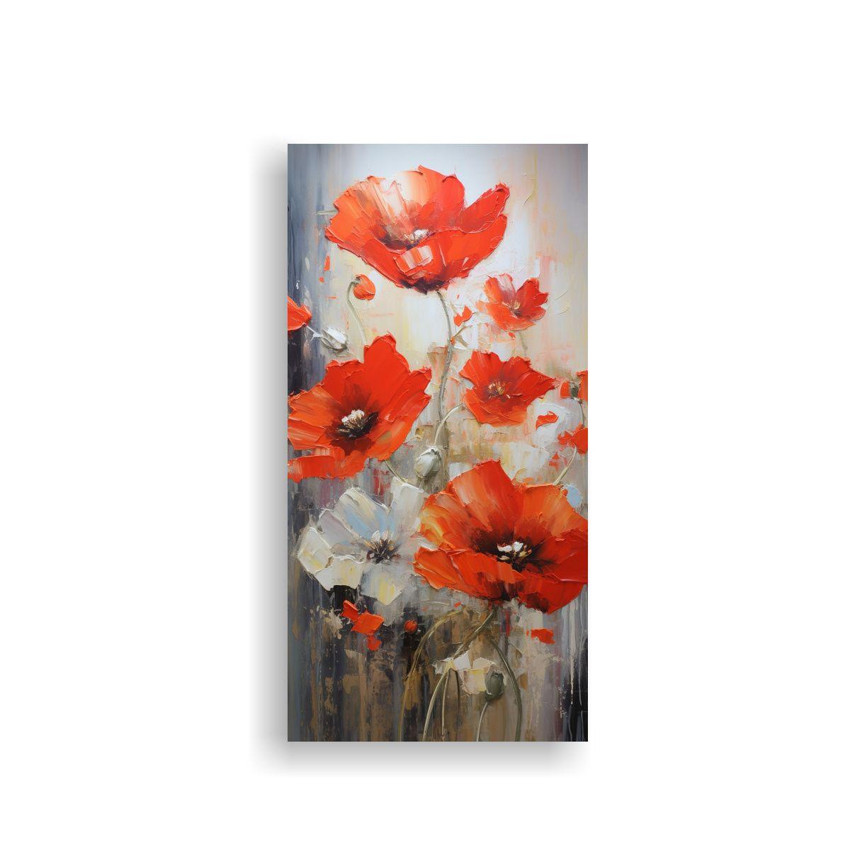 Cuadro Abstracción Alegría En Colores Vibrantes 30x60cm-0