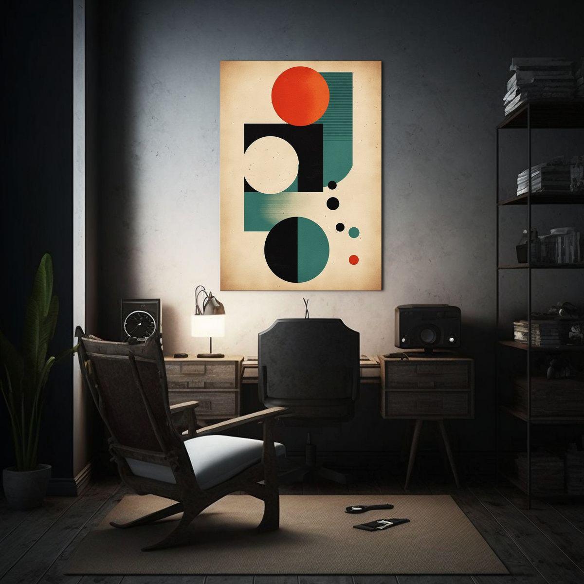 Lienzo Estética Bauhaus 1925 Canva By Steven 40x50cm-2