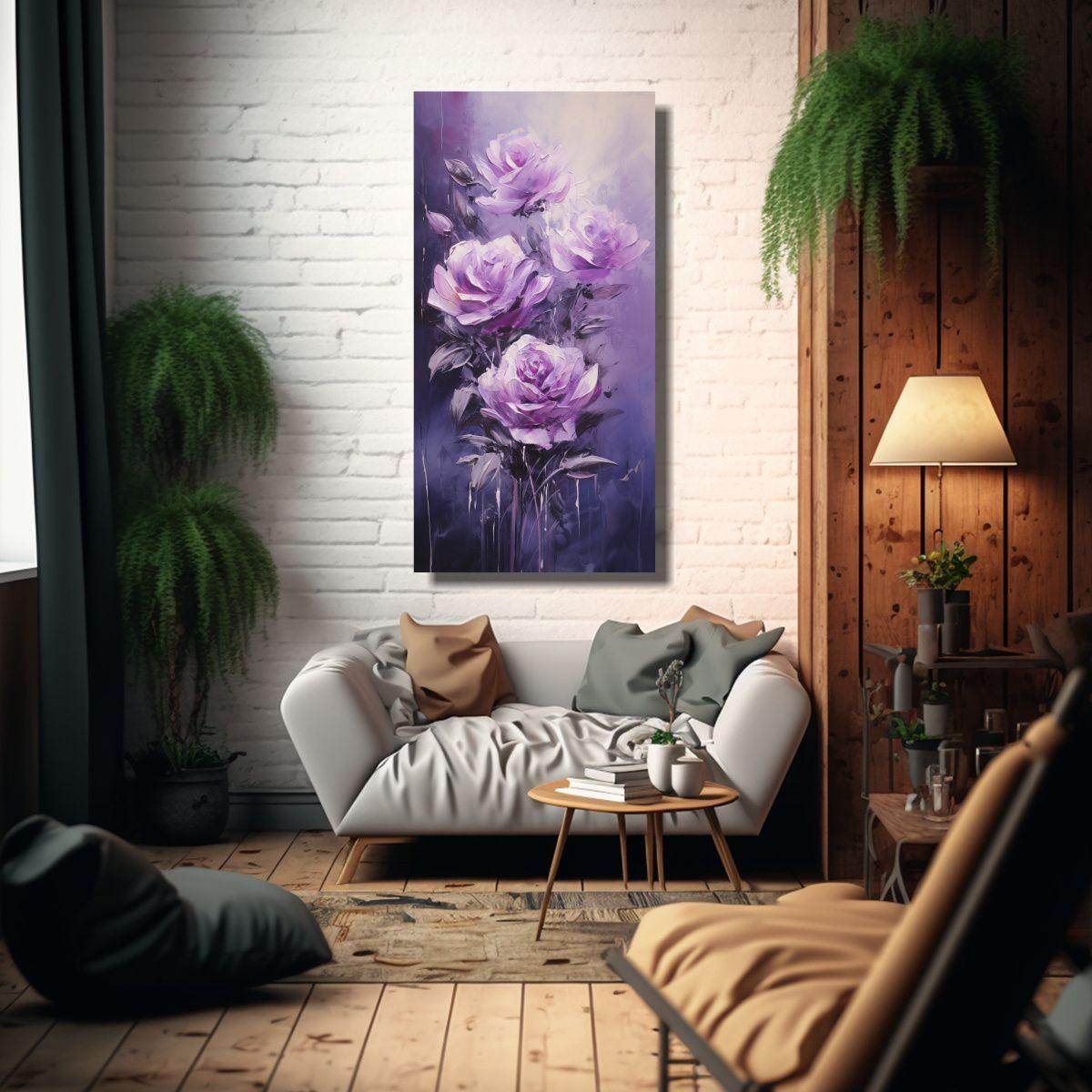 Cuadro Calidos Equilibrio Visual De Pintura En 80x160cm-2