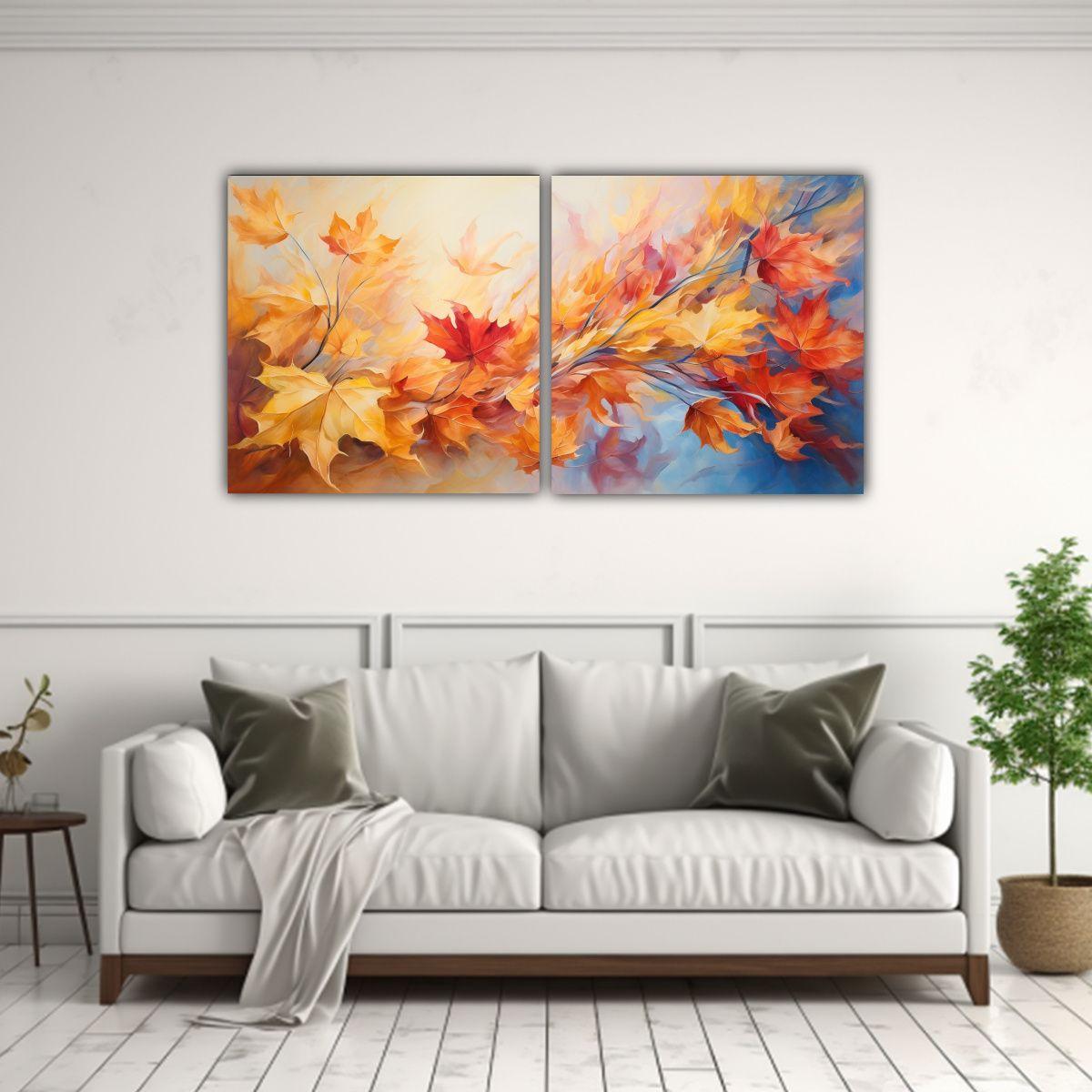 Pinturas Decorativas De Danza Abstracta Dinámica 80x40 Cm-2