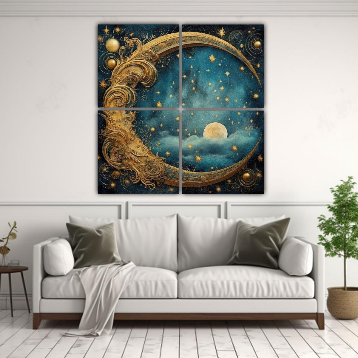 Lienzos De Tela Estilo Galería Arte Callejero 140x140 Cm-2