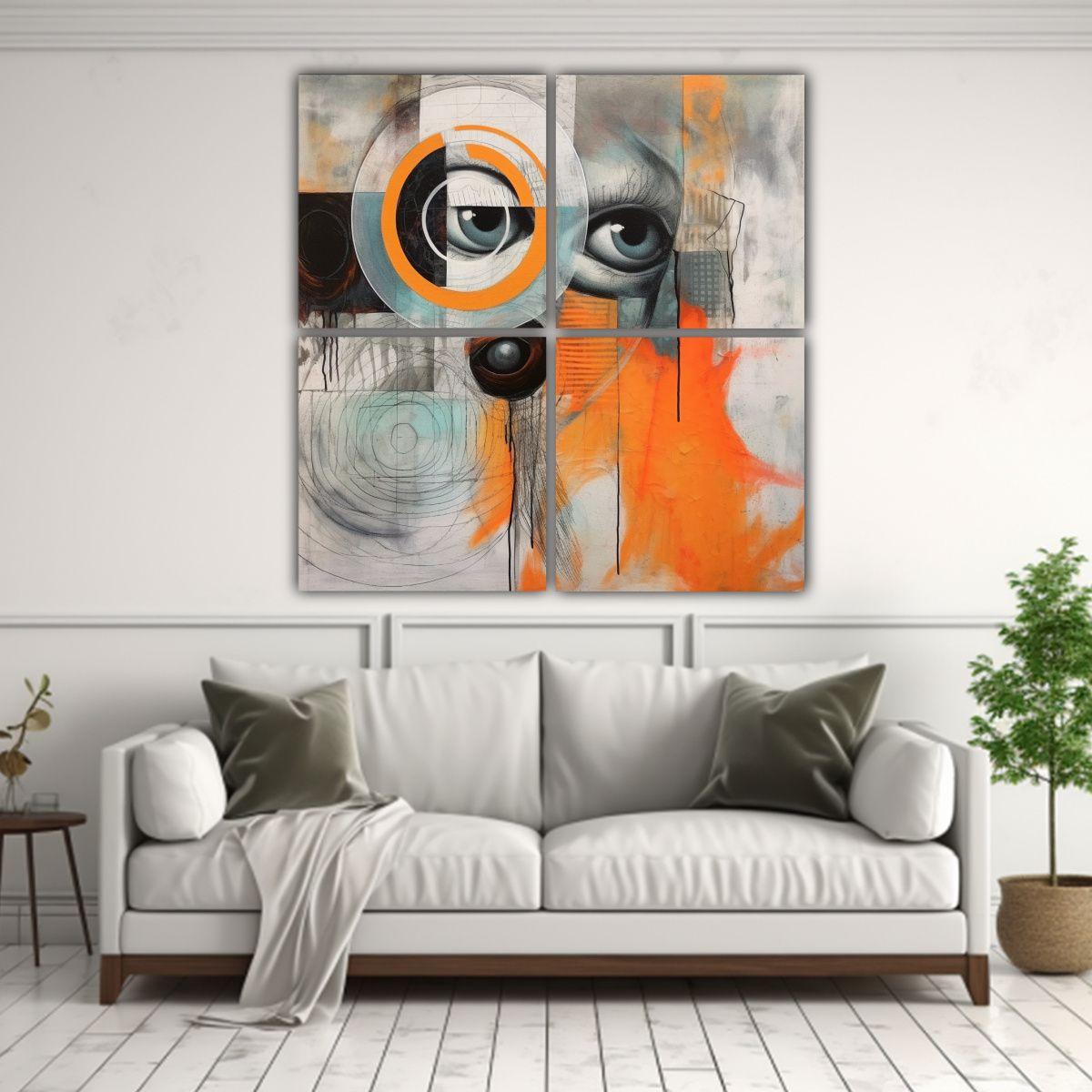 Cuadro Juvenil De Visión Estilo Para Siempre 200x200 Cm-2