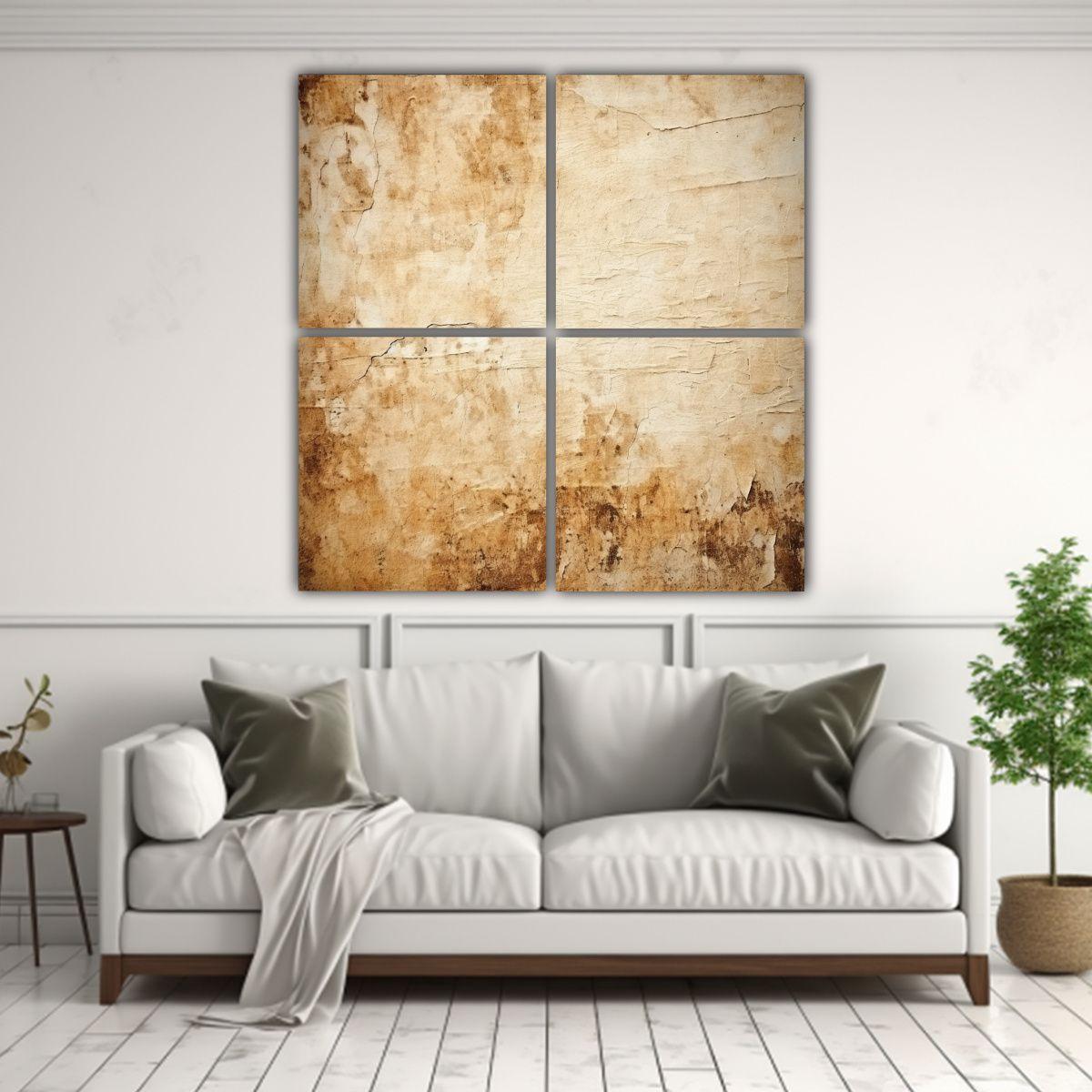 4 Cuadro Diseño Composición Dinámica Anvil 120x120 Cm-2