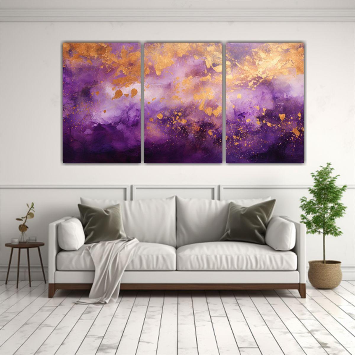 Pinturas Decorativas Modernas Con Lienzos 180x90 Cm-2