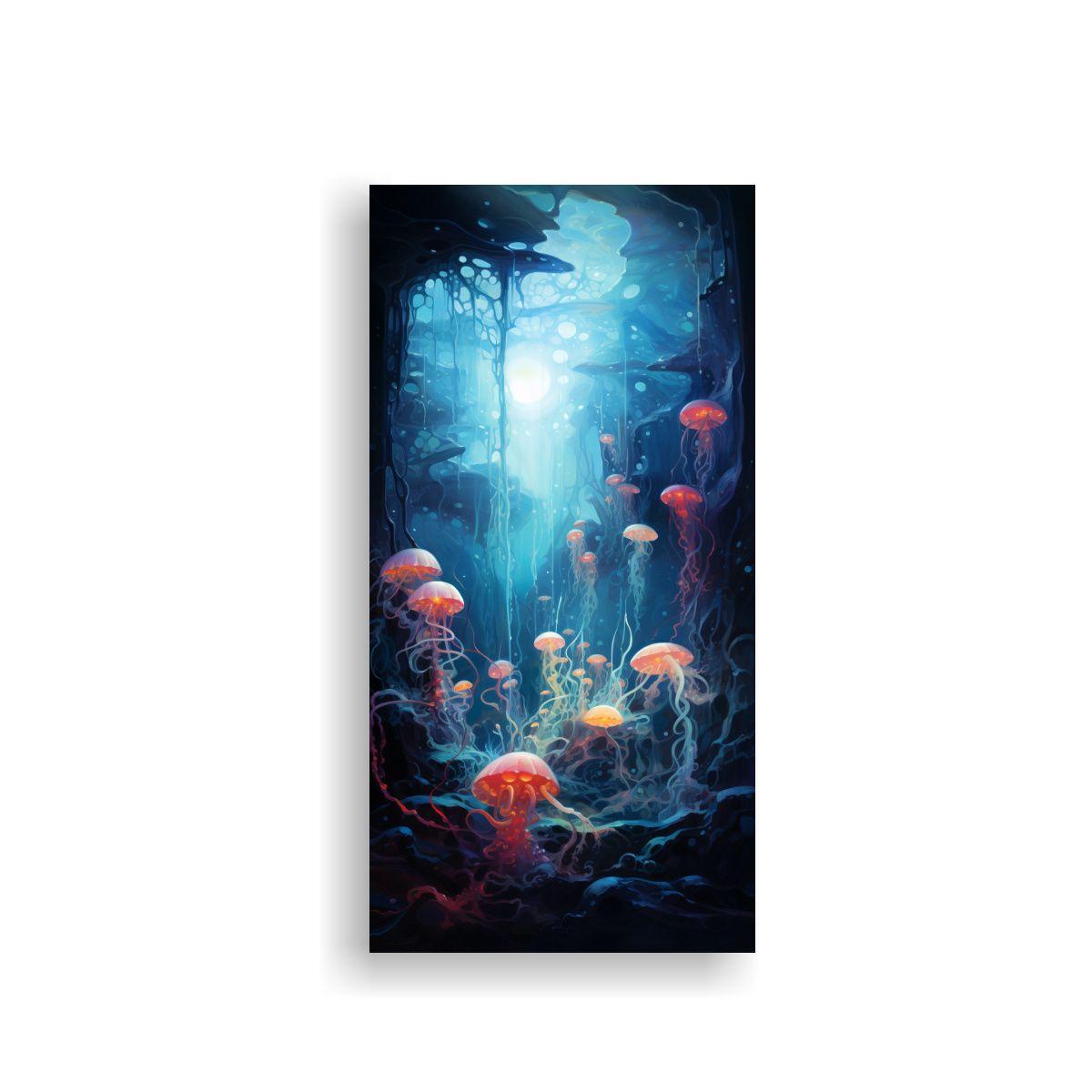 Viaje Abstracto A Través De Las Profundidades 70x140cm-0