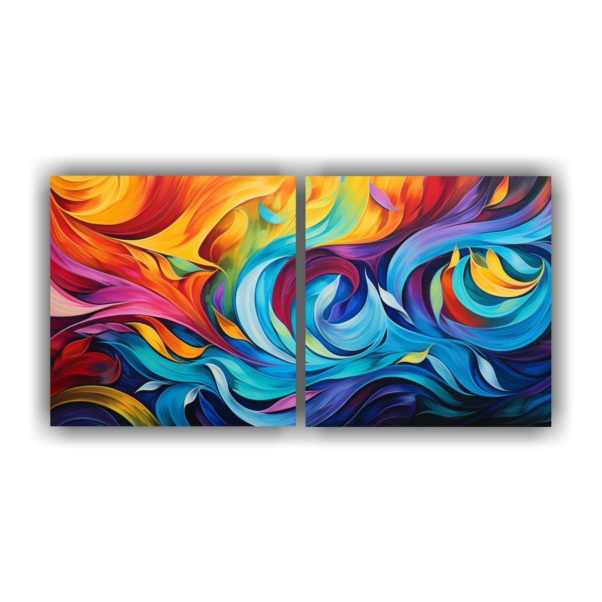 Pinturas Decorativas Con Patrones Abstractos 120x60 Cm-0