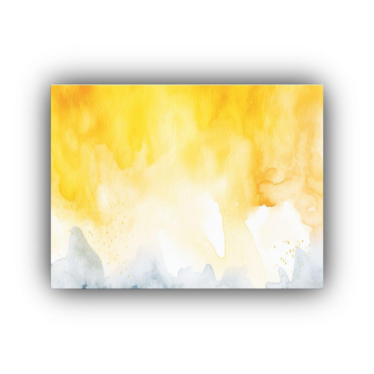 Pintura Abstracta En Acuarela De Alta Calidad Con Fondo Mág 65x50cm-0