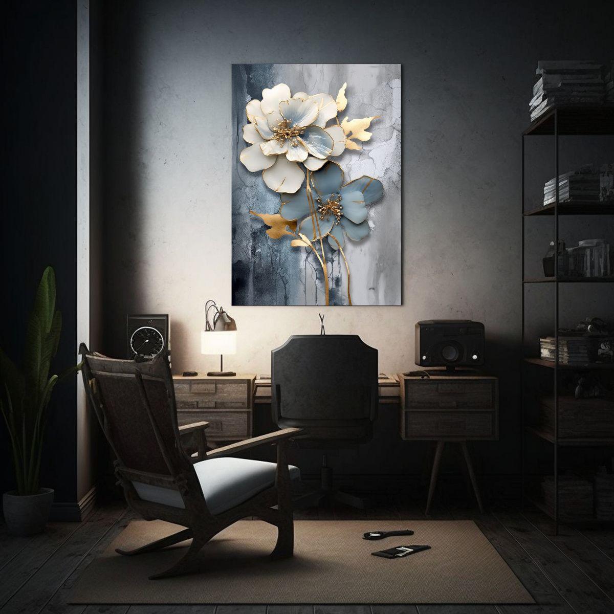 Lienzo De Tela Fotografía Poder Diseño Floral 20x30cm-2