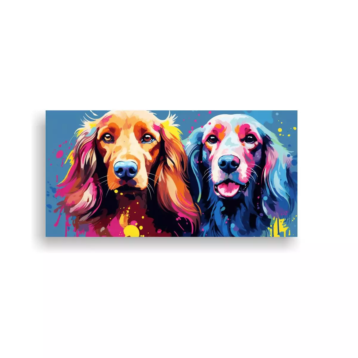 Cuadros Decorativos Escena De Setters En Colores 120x60cm-0