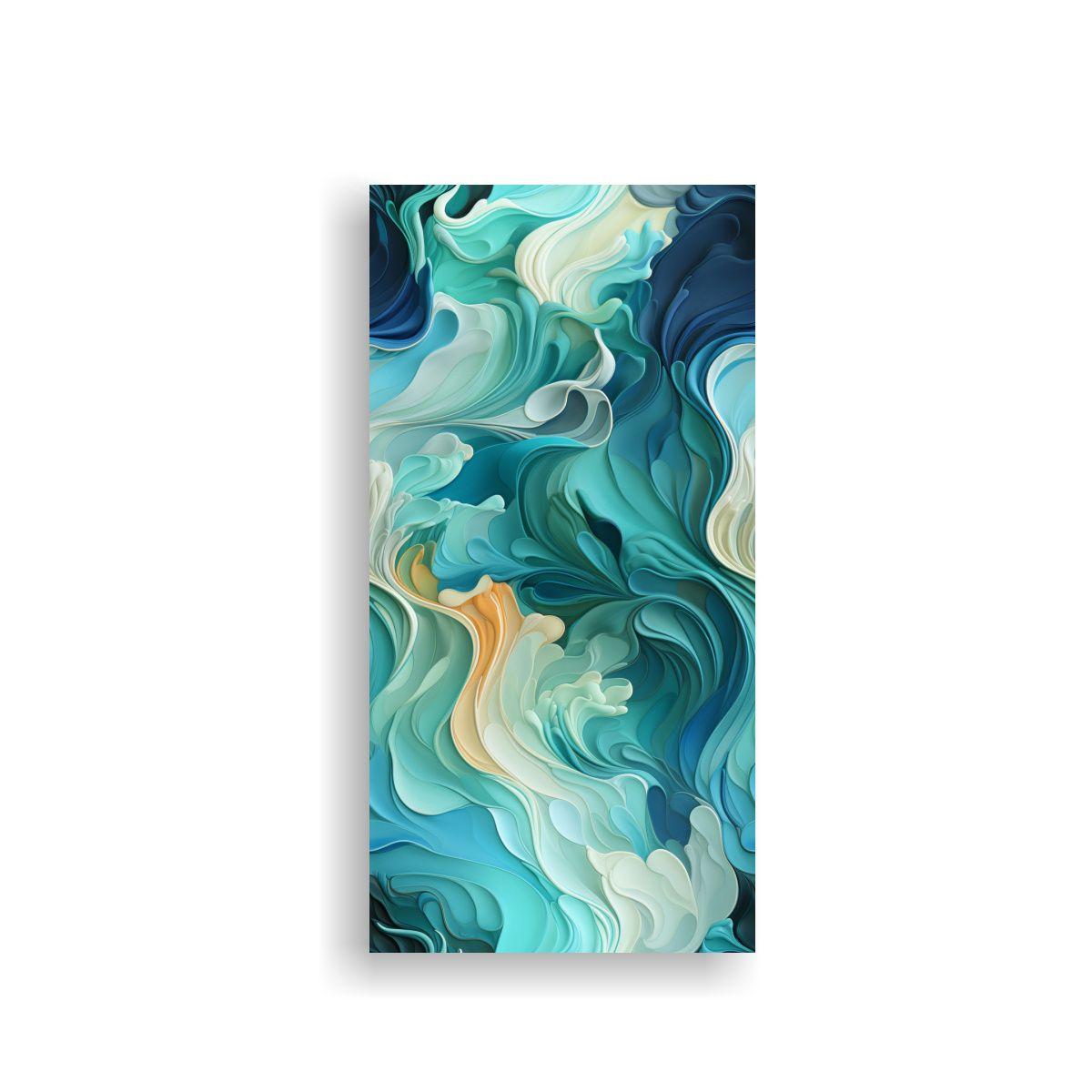 Cuadro Arte Dibujo Vibrante Colores Flowing 40x80cm-0