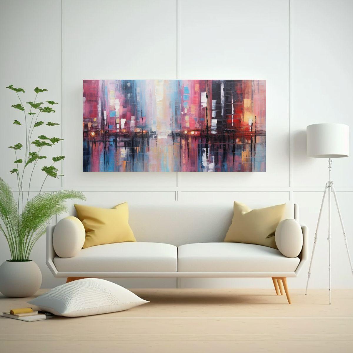 Cuadroes Minimalistas En Lienzo Por Eric Douglas 160x80 Cm-2