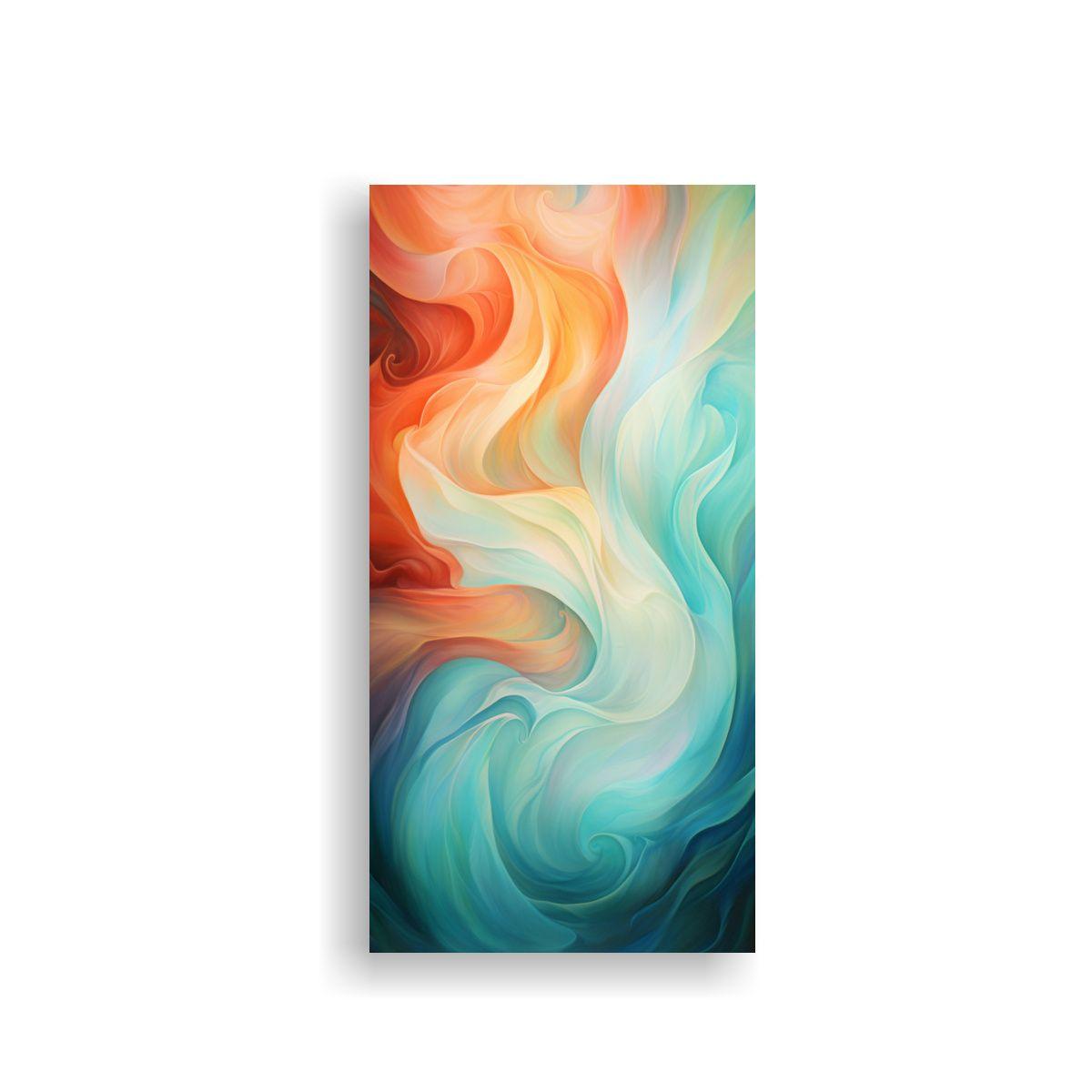 Pinturas Decorativas Abstractas Con Energía 70x140cm-0