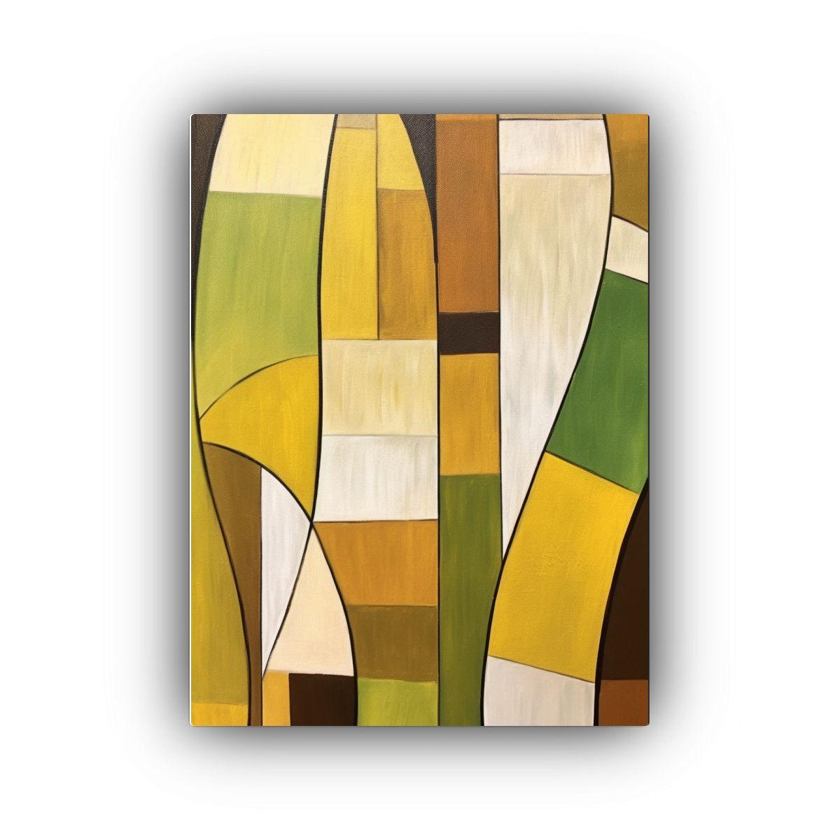 Lienzo Tela Cálidos Riqueza Visual Minimalismo 80x120cm-0