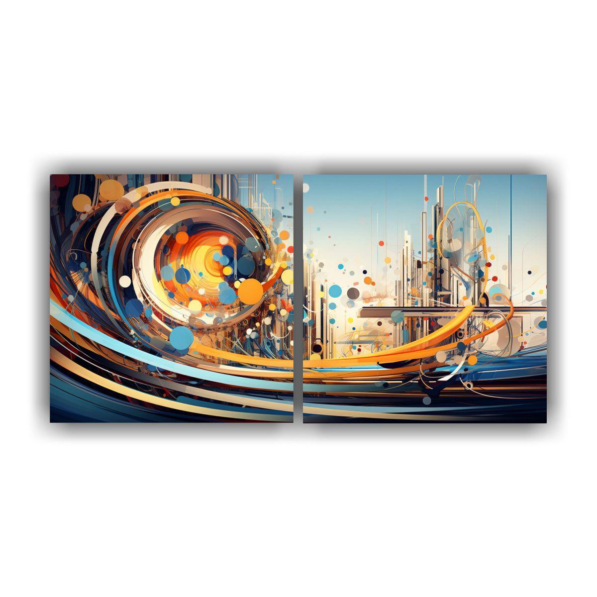 Pinturas Decorativas De Fusión De Patrones 40x20 Cm-0