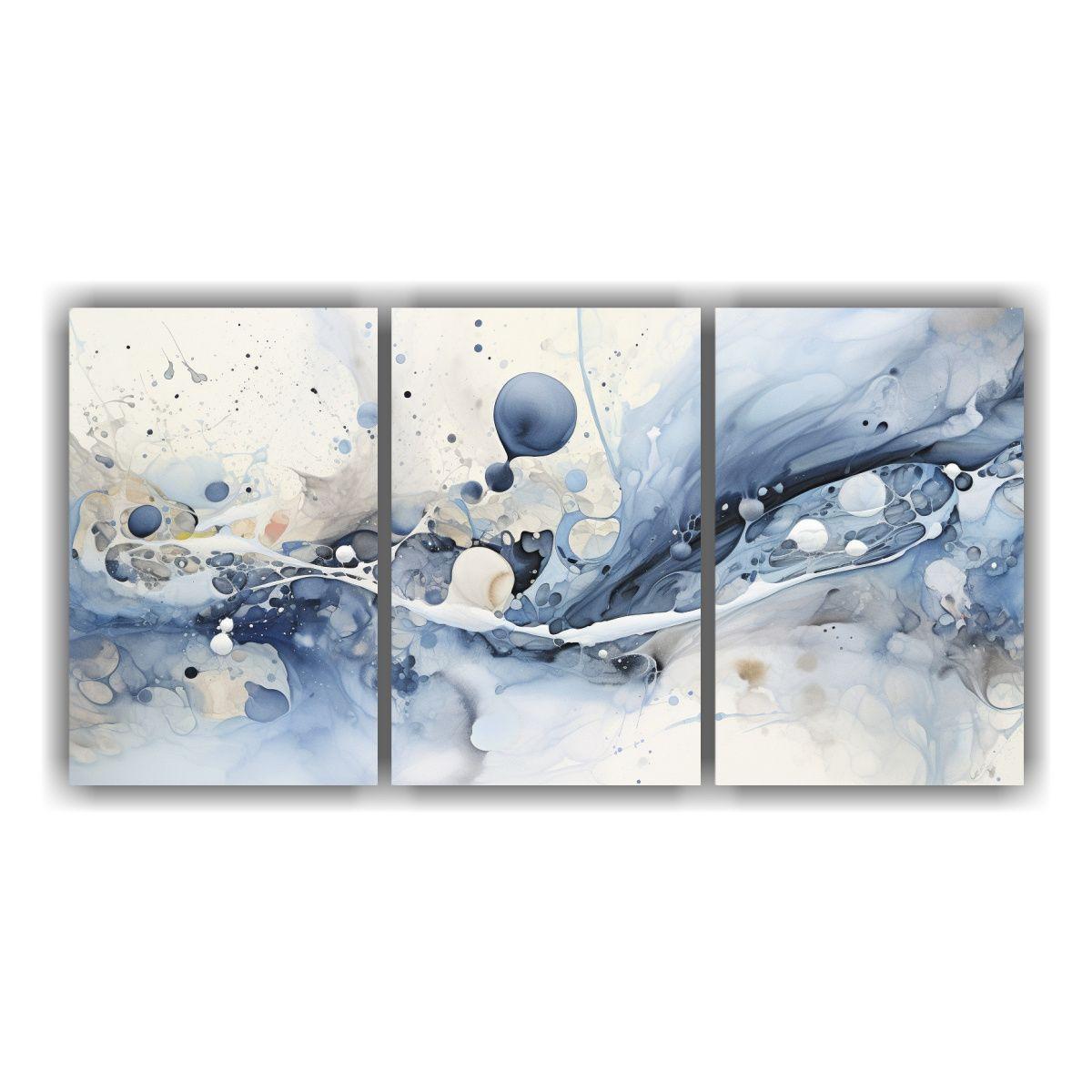 Pintura Abstracta Evocadora De Color En Campo 90x45 Cm-0