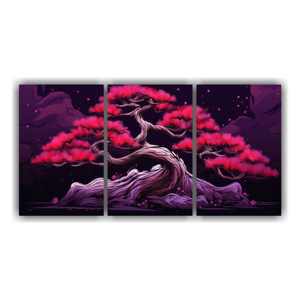 Cuadro De Decoración Neonoir Con Patrón Intenso 60x30 Cm-0