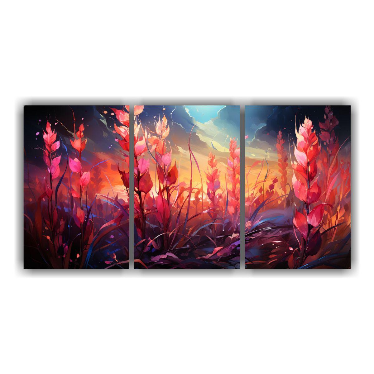 Pinturas Minimalistas Modernas De 3 Bellas Artes 90x45 Cm-0