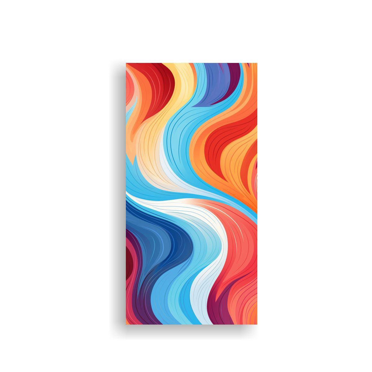 Cuadro En Bastidor Impreso Con Patrones 20x40cm-0