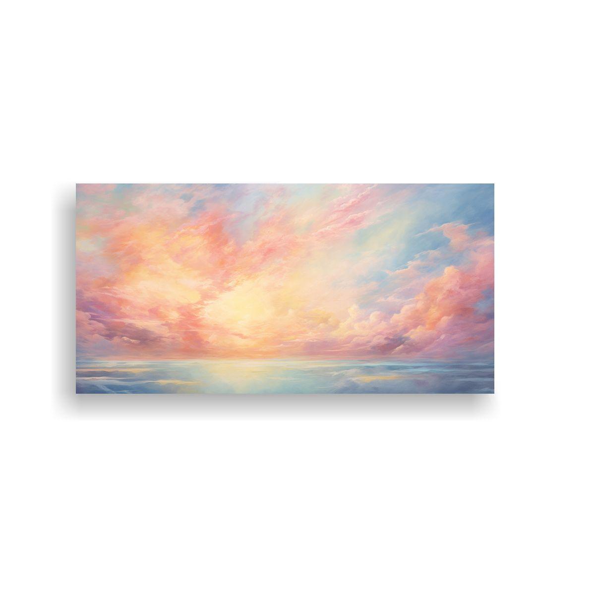 Cuadro Vintage: Amaneceres Y Atardeceres Con Color 80x40cm-0