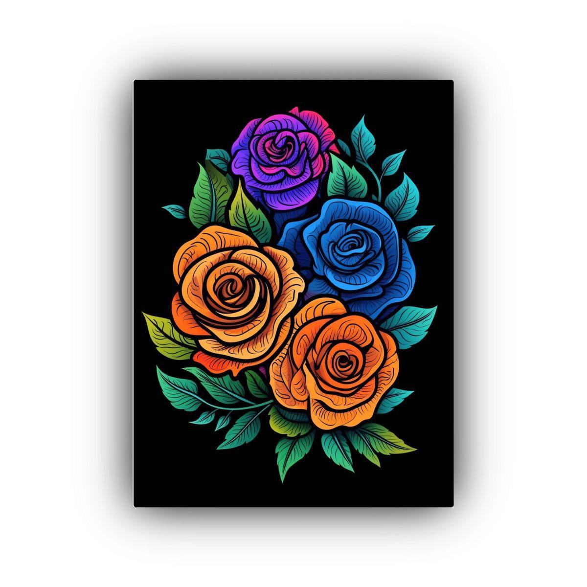 Página Para Colorear Hermoso Esquema De Arte 40x50 Cm-0
