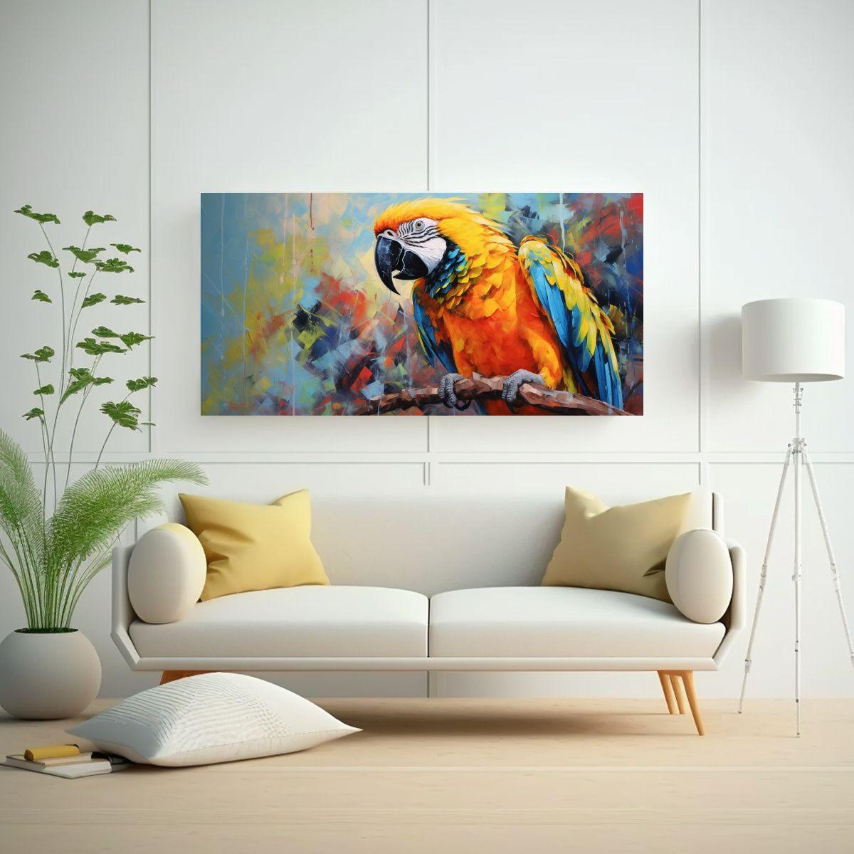 Lienzo De Decoración Con Estilo De Pintura Al Est 160x80cm-2
