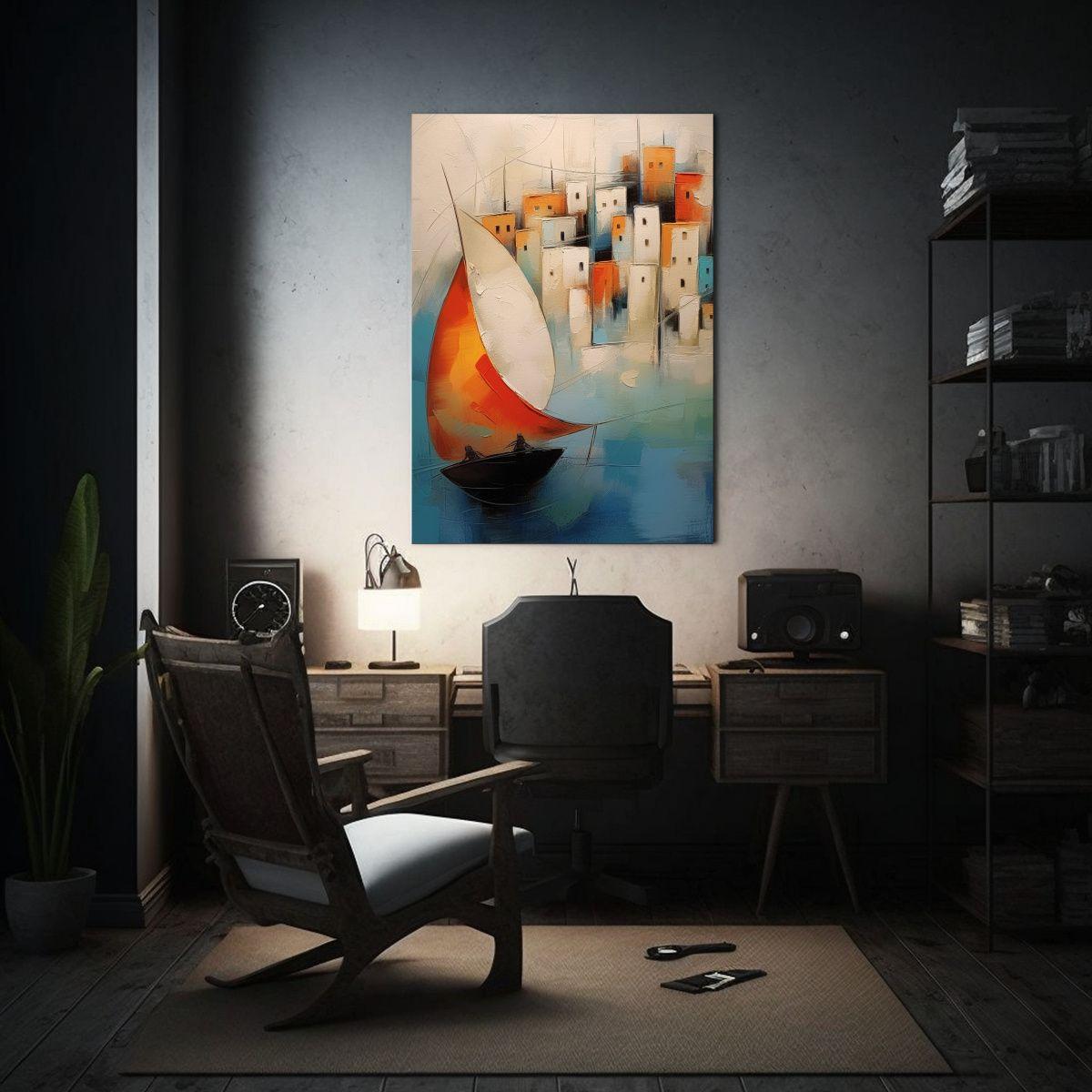 Cuadro Decorativo En Bastidor Con Motivo Estilo 30x45cm-2
