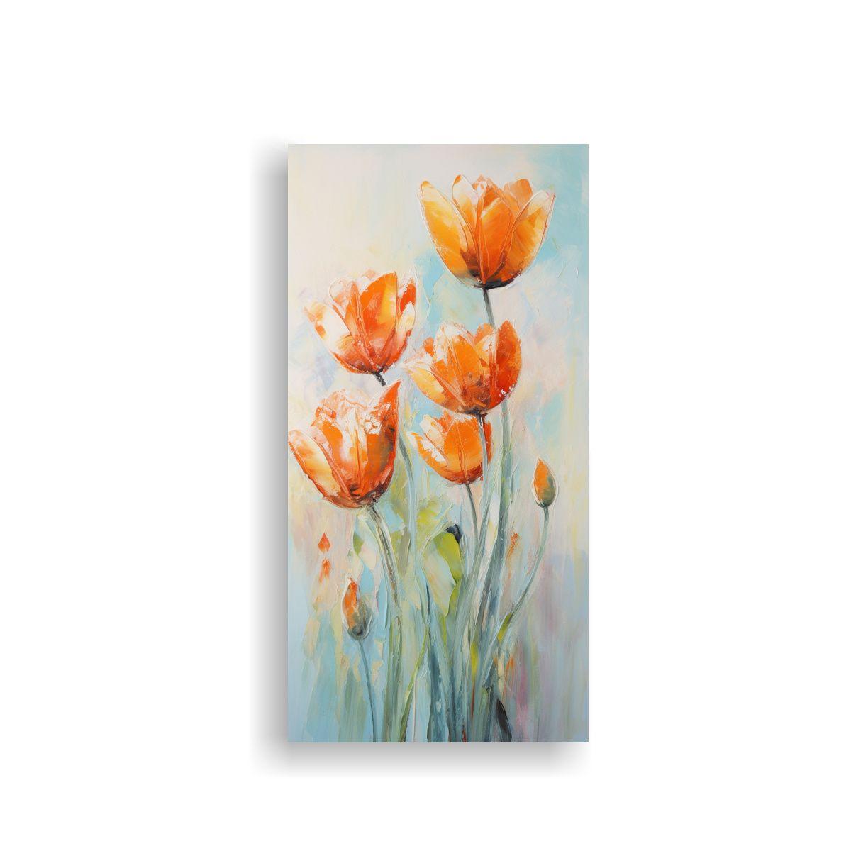 Tela En Bastidor Colores Equilibrio Visual 80x160cm-0