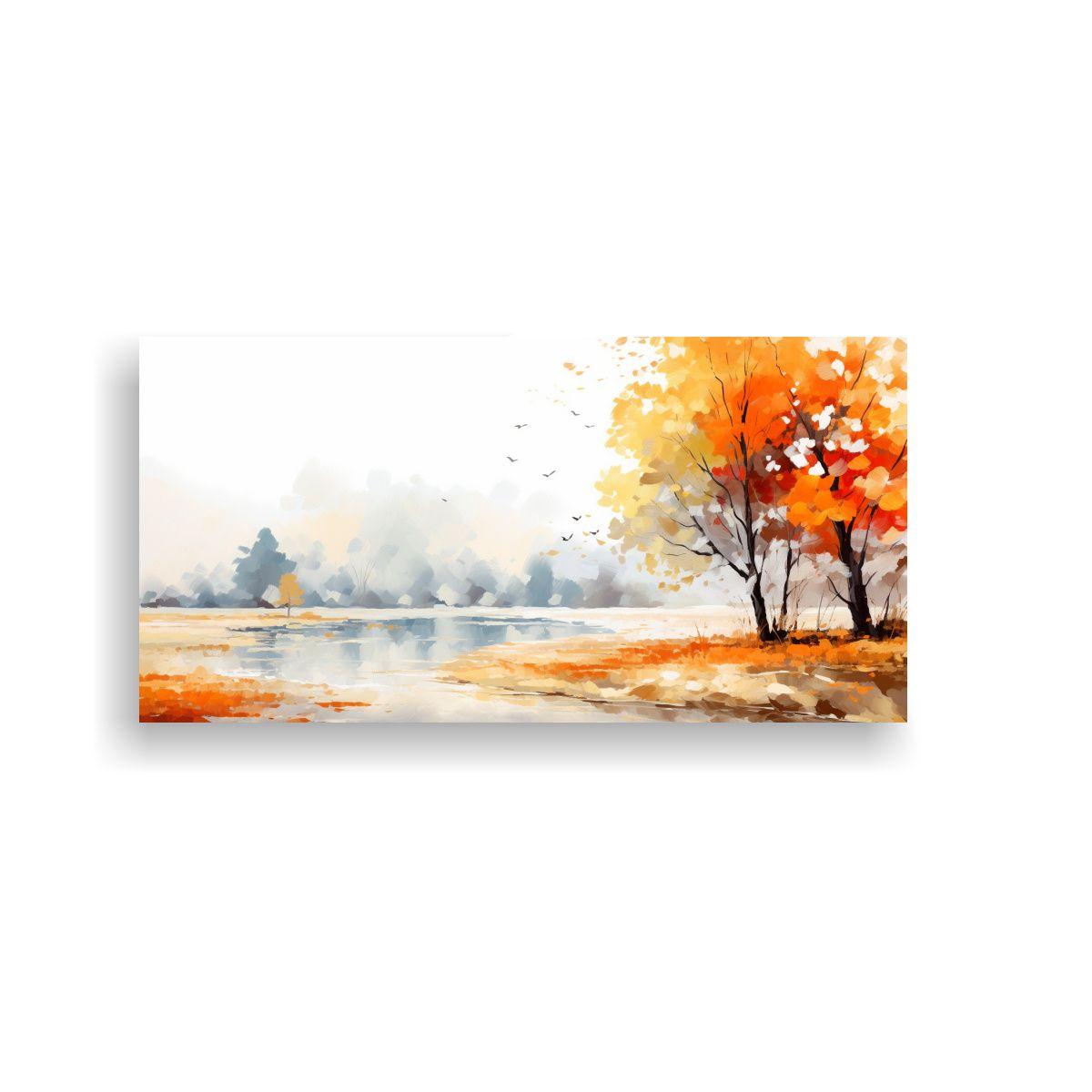 Pinturas Decorativas De Paisaje De Otoño 40x20cm-0