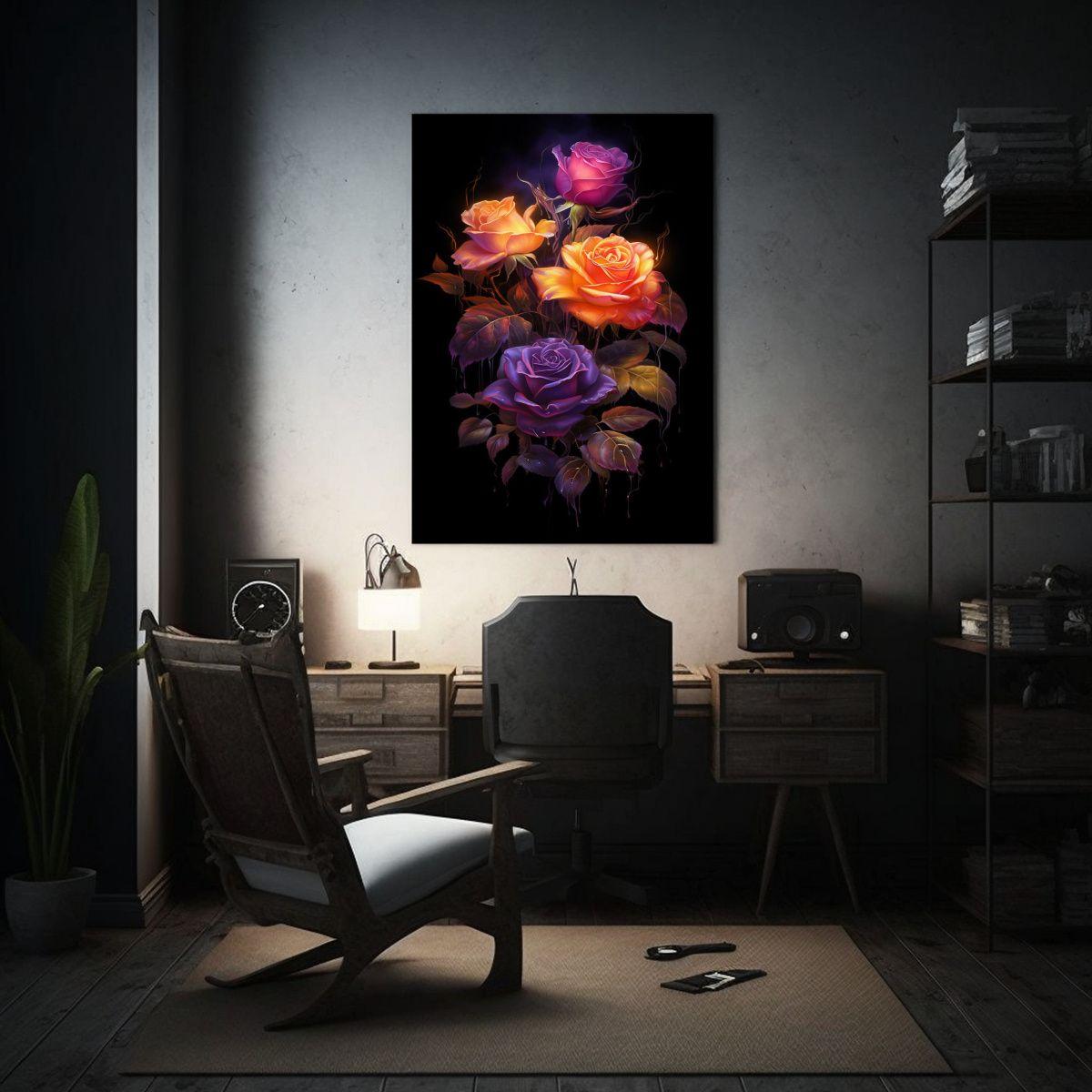 Pintura De Arte De Pared Moderno Protagonismo 60x90 Cm-2