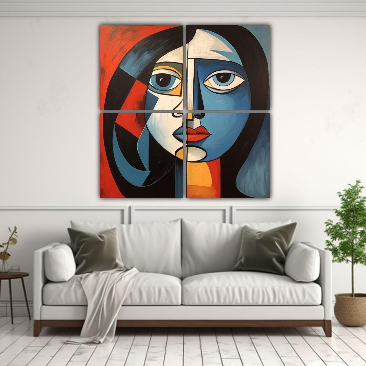 Pinturas Decorativas En Tonos Simples 335836 160x160 Cm-2