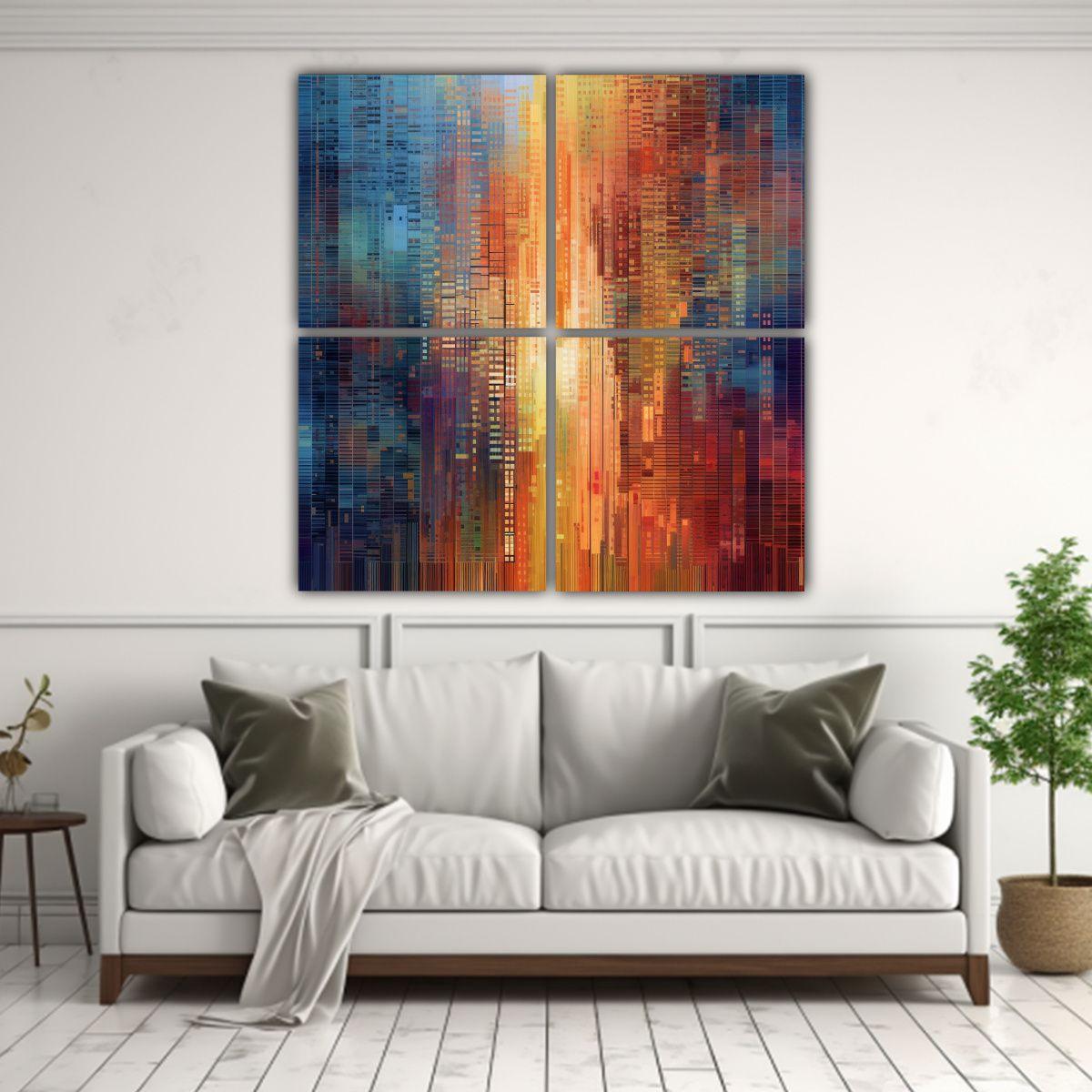 Cuatro Artes Fotografía Clásico Inteligencia 140x140 Cm-2