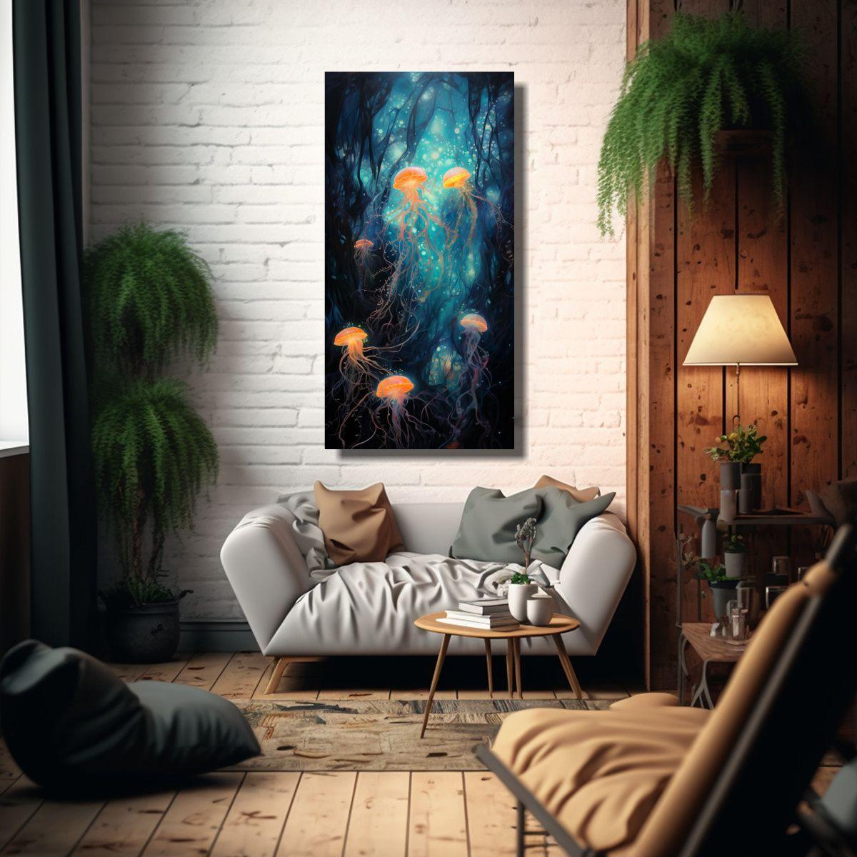 Cuadro Colores Perspectiva: La Maravilla Etérea 80x160cm-2