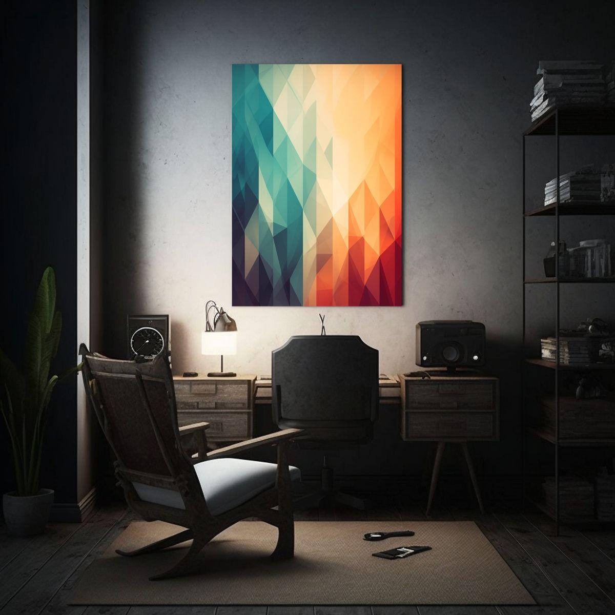 Arte Abstracto Impresión Artística En Formato 30x40cm-2