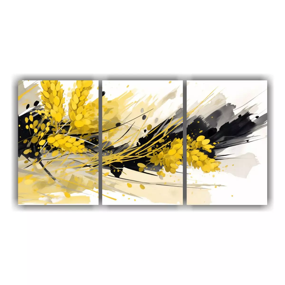 Pinturas Decorativas De Tres Artes Patron 60x30 Cm-0