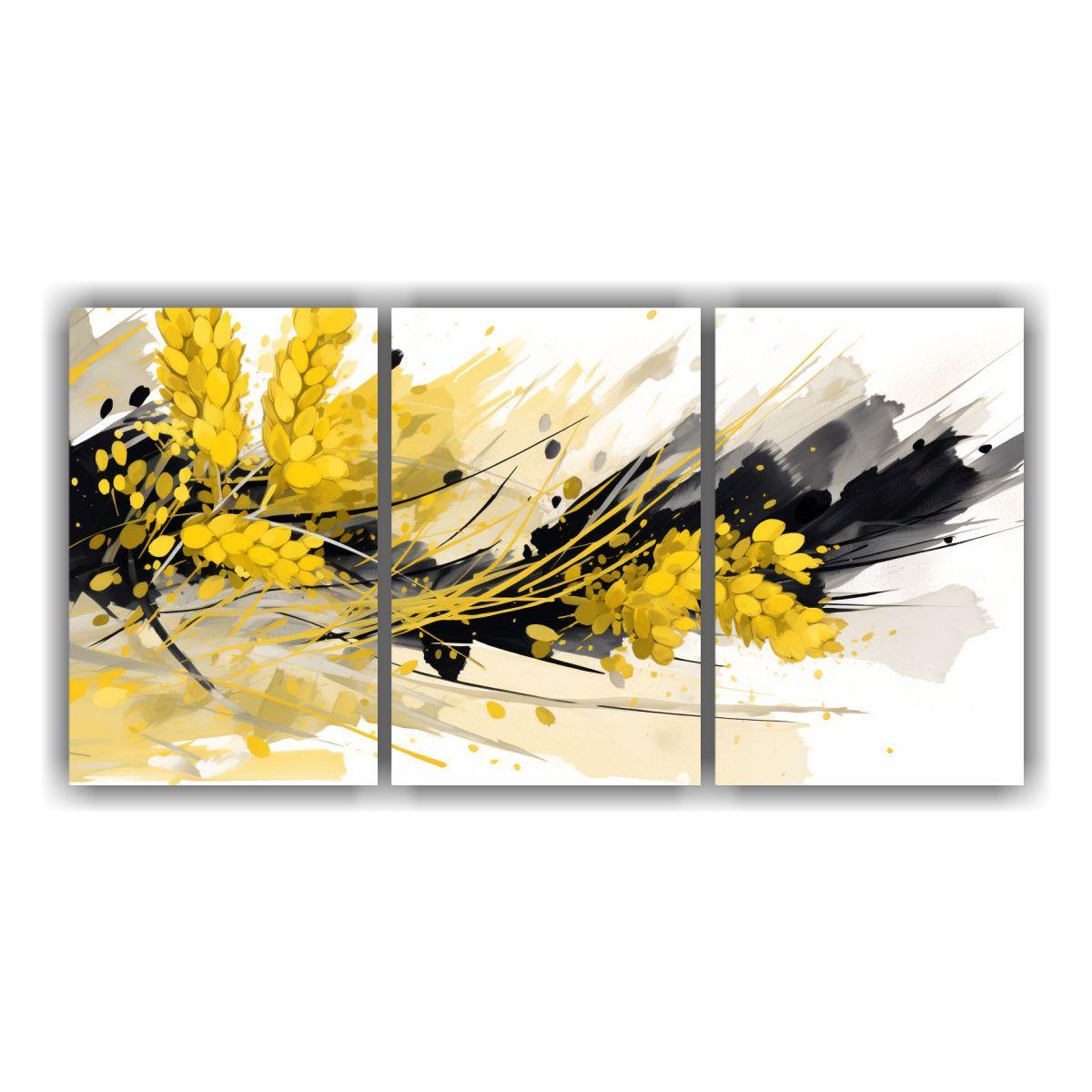 Pinturas Decorativas De Tres Artes Patron 120x60 Cm-0