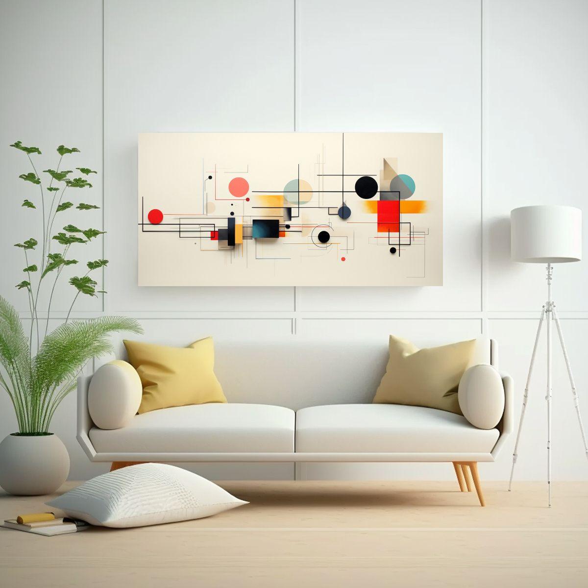 Cuadros Abstractos Minimalistas Para Decoración 40x20cm-2