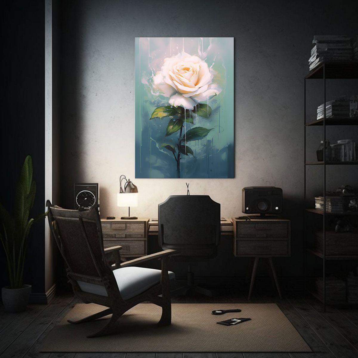 Cuadro De Pared Con Un Espectacular Arte Lineal 30x45cm-2