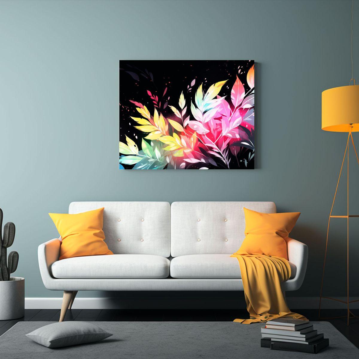 Pinturas De Decoración Vintage Con Atmosfera Neonoir En Est 65x50cm-2