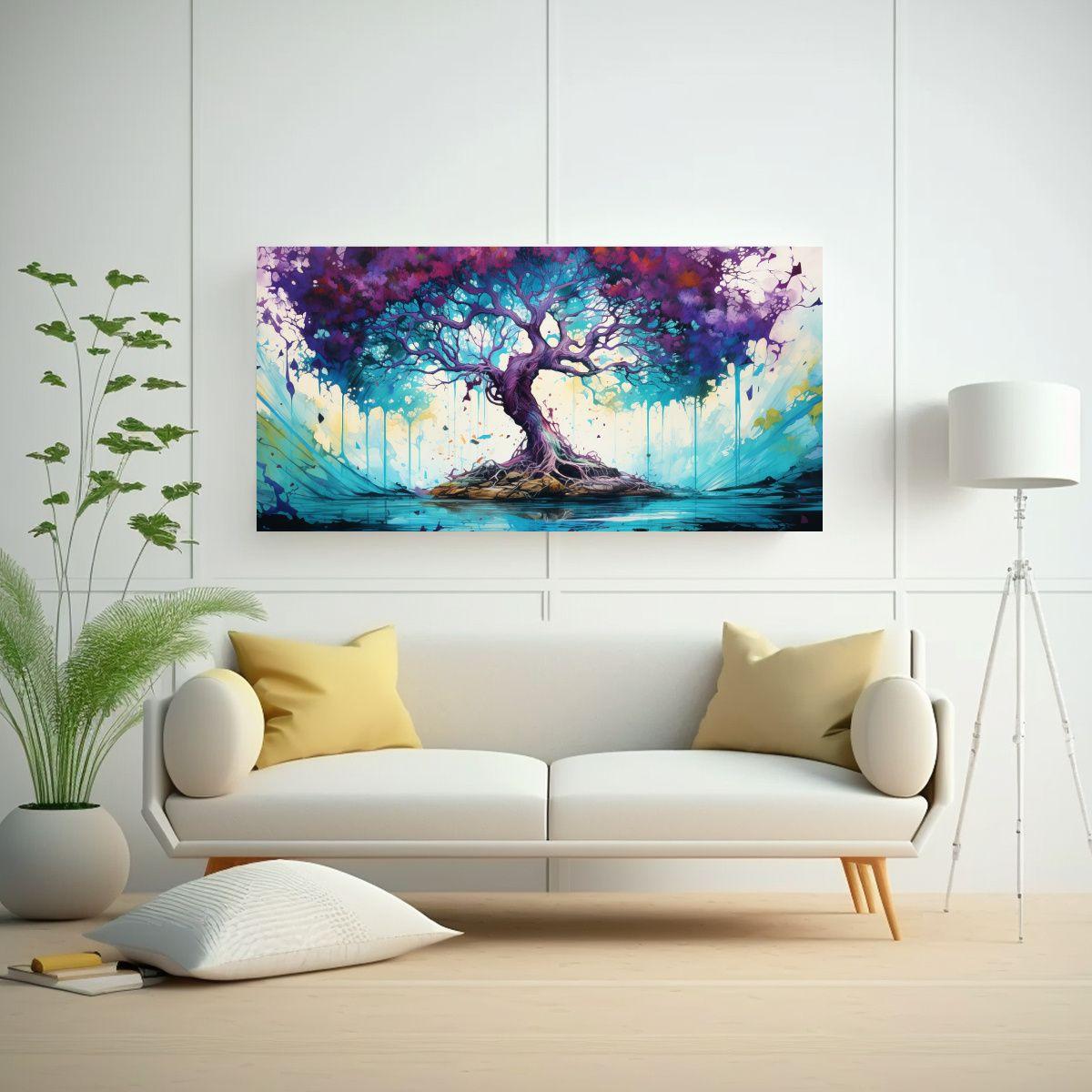 Pinturas Abstractas De Alta Calidad En Colores 80x40 Cm-2