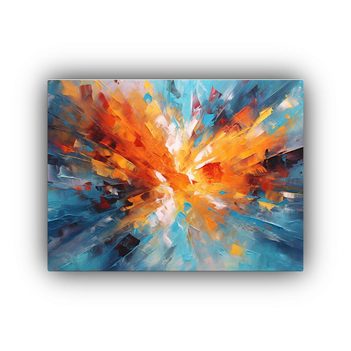 Cuadros Abstractos Modernos De Adorno Simétrico, 40x30cm-0
