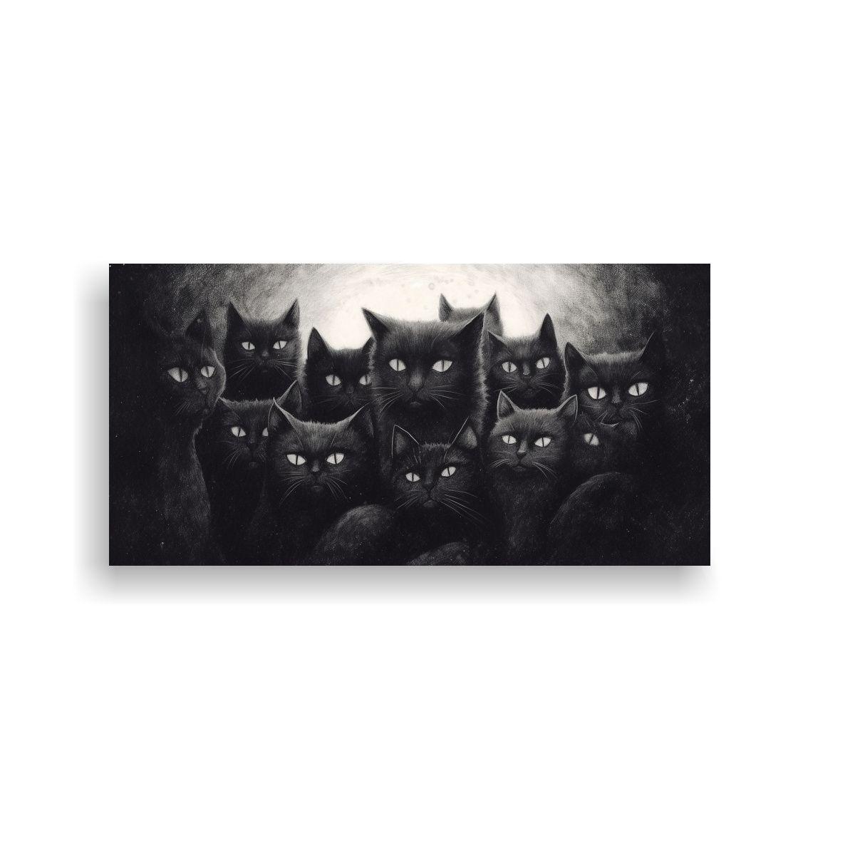 Cuadro Decorativo Impacto Visual Tela The Starry 100x50cm-0