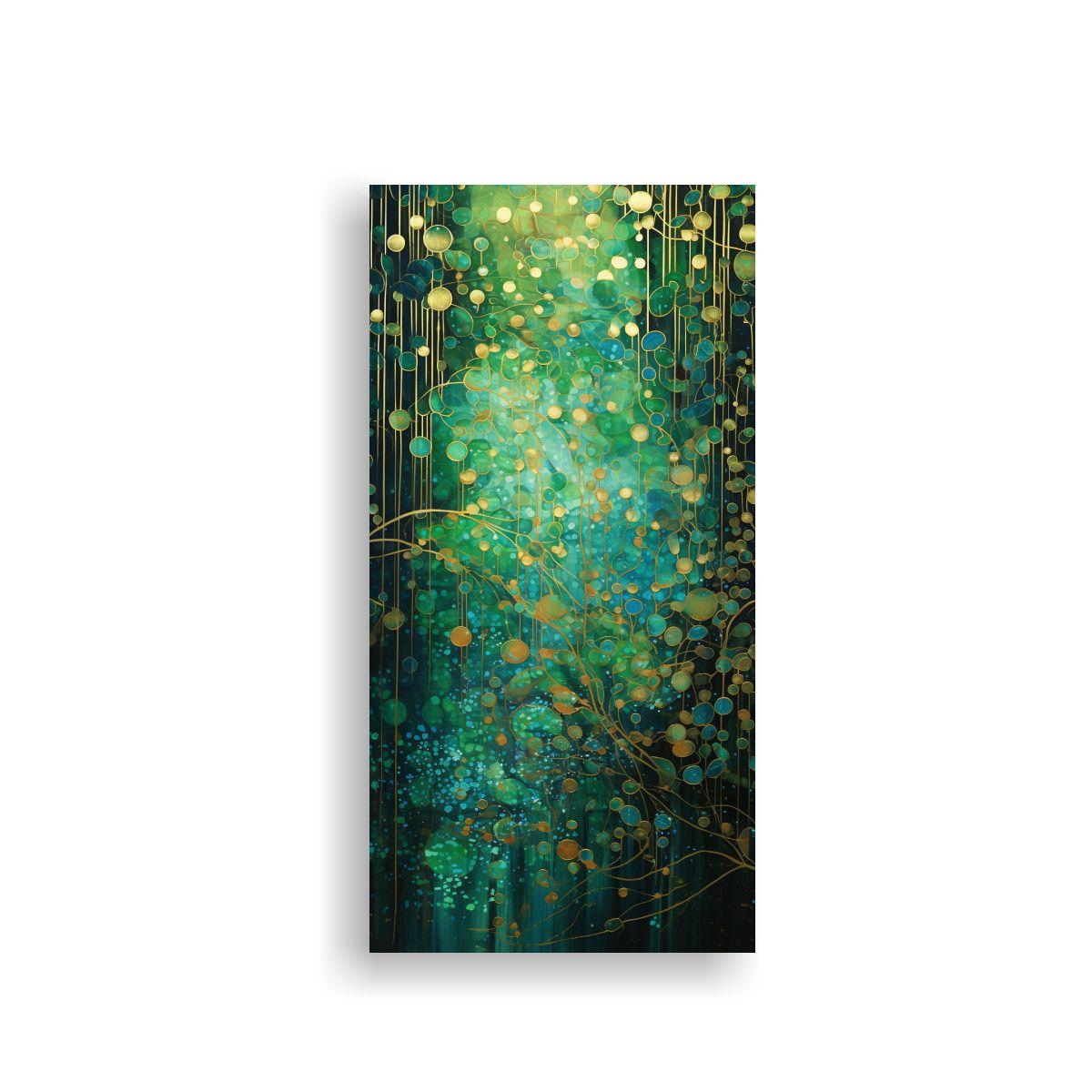 Cuadro De Tela Con Finas Líneas Estilo Luminismo 50x100cm-0